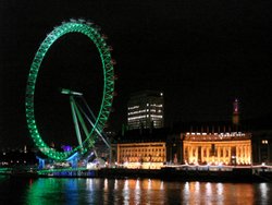 London Eye at night Wallpaper