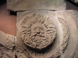 The God Sul at Roman Baths at Bath Wallpaper