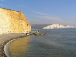 Winter at the Seven Sisters Wallpaper