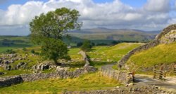 Dales View above Settle. Wallpaper