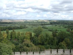 The South Downs from Arundel Castle Wallpaper