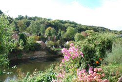 View towards the river Wallpaper