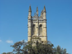 Magdalen College Great Tower Wallpaper