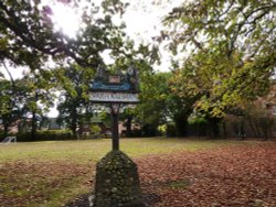 Village sign Wallpaper