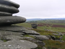 The Cheesewring on top of Bodmin Moor Wallpaper