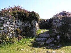 Chysauster Celtic village, west Cornwall Wallpaper