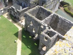 Portchester Castle in Portsmouth Harbour Wallpaper