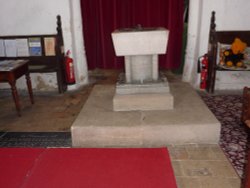 Cantley Church Font.
