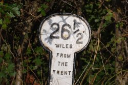 Sign by the Grantham Canal