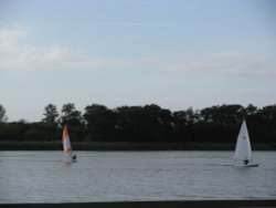 Sailing on Filby Broad Wallpaper