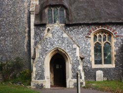 Porch showing Dorma window Wallpaper