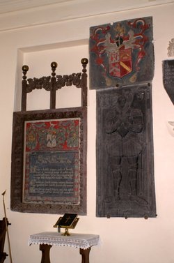 Wall hangings.