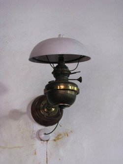 Old oil lamp in the Church