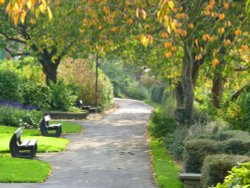 Clitheroe Castle and grounds Wallpaper