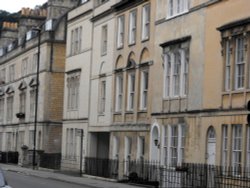 A Street in Bath Wallpaper