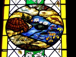 Gilbert White Memorial Window, Selborne, Hampshire Wallpaper