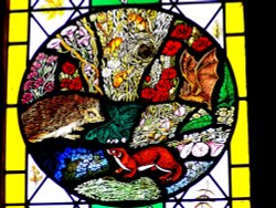 Gilbert White Memorial Window, Selborne, Hampshire Wallpaper