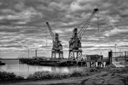 Monochrome scene Wallpaper