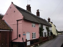 Cottages in Winterton on Sea Wallpaper