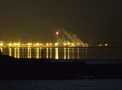 Immingham Chemical works across the River Humber