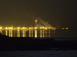 Immingham Chemical works across the River Humber