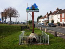 Runham Vauxhall Village sign Wallpaper