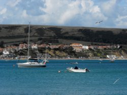 View of Swanage..... Wallpaper