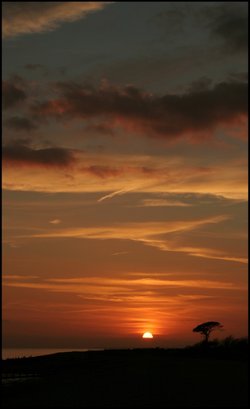 Climping sunset.