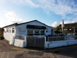 The Waterfront restaurant near the beach Wallpaper