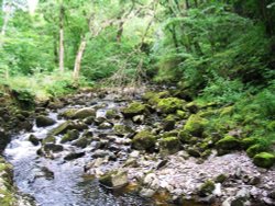 Waterfall near Ingleton Wallpaper