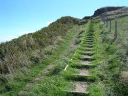 Steps to the Abbey Wallpaper