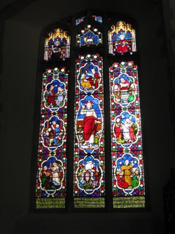 Stained Glass Window in Redenhall Church
