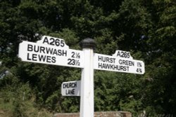 Road sign on a 'B' road Wallpaper