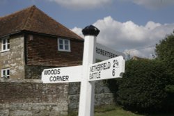 Village signpost Wallpaper