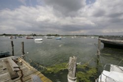 Small Harbour and boats Wallpaper