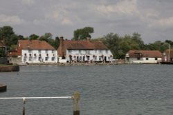 Pub at Langstone Wallpaper