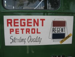 Regent petrol advert Wallpaper