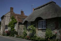 Village cottage Wallpaper