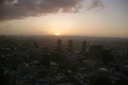 Sunset over London Wallpaper