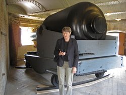 Massive gun at Landguard Fort, Suffolk Wallpaper