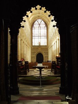 Inside Beverley Minster