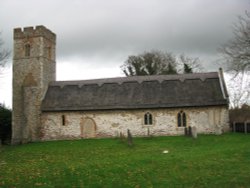 Barnby Church, back view Wallpaper