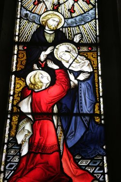 Stained glass window