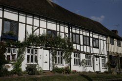 Village cottages Wallpaper