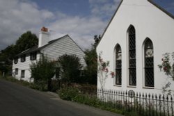 Village centre Wallpaper