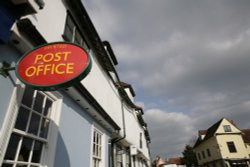 Village Post Office Wallpaper