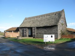 St. Peters Hall Brewery Barn at St. Peters South Elmham Wallpaper