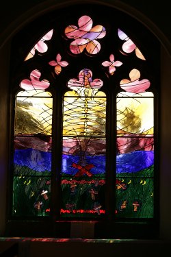 Stained glass window
