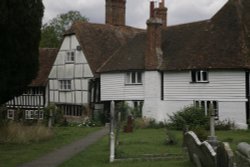 Churchyard and cottages