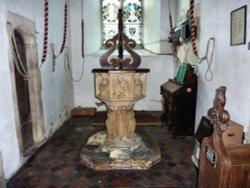 St Margarets South Elmham Church Font Wallpaper